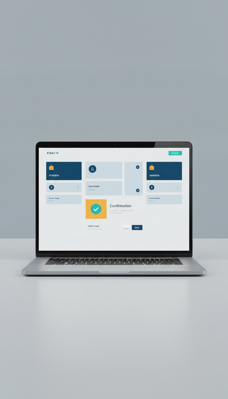 eSIM Secure Laptop Checkout